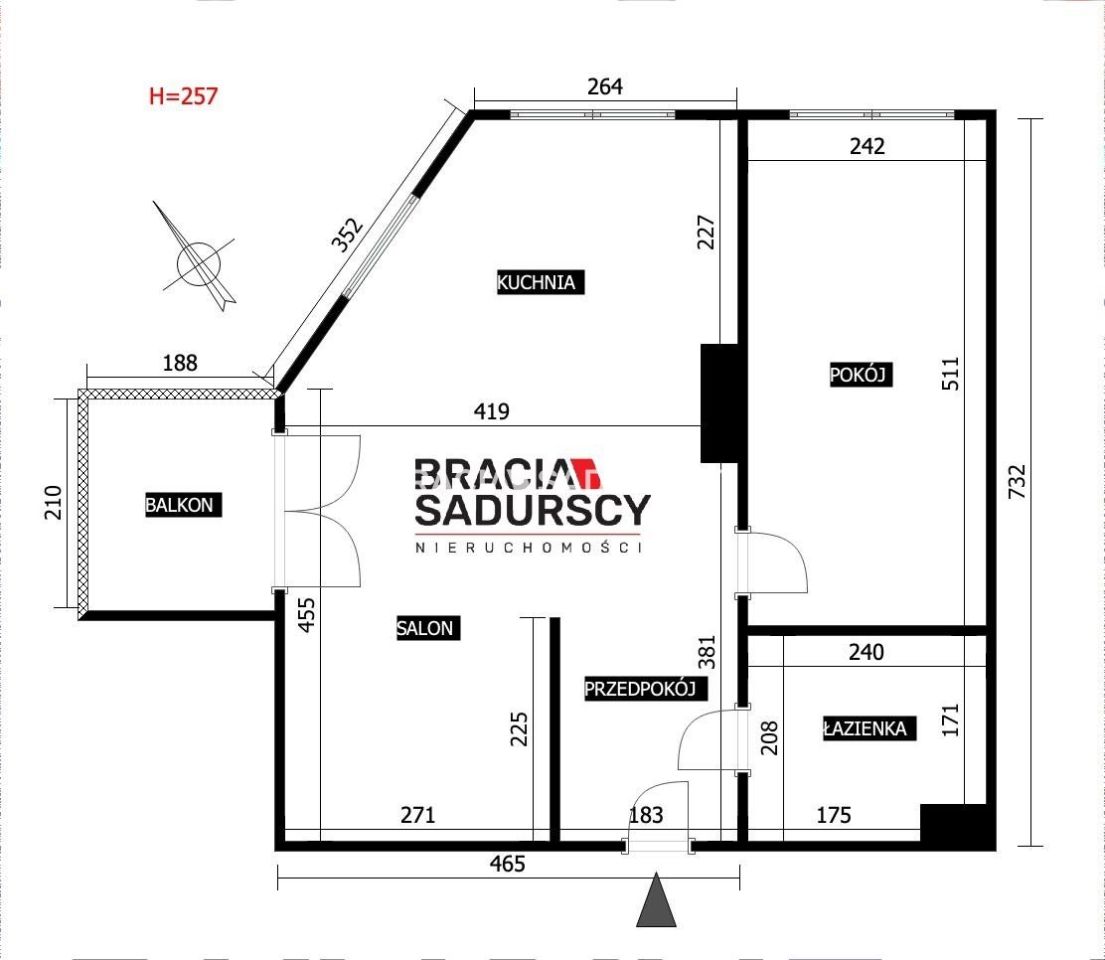 Mieszkanie 2-pokojowe Kraków Bieńczyce, ul. gen. Leopolda Okulickiego. Zdjęcie 28