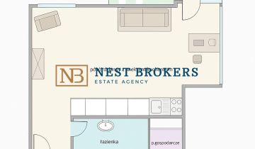 Mieszkanie 2-pokojowe Kraków Dębniki, ul. Jana Pietrusińskiego