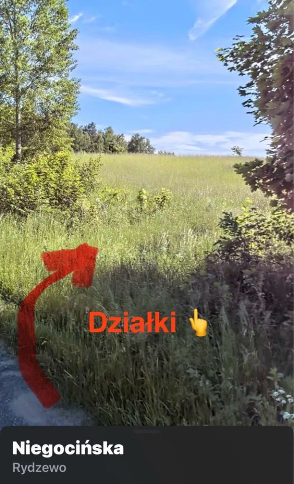 Działka inwestycyjna Rydzewo. Zdjęcie 2