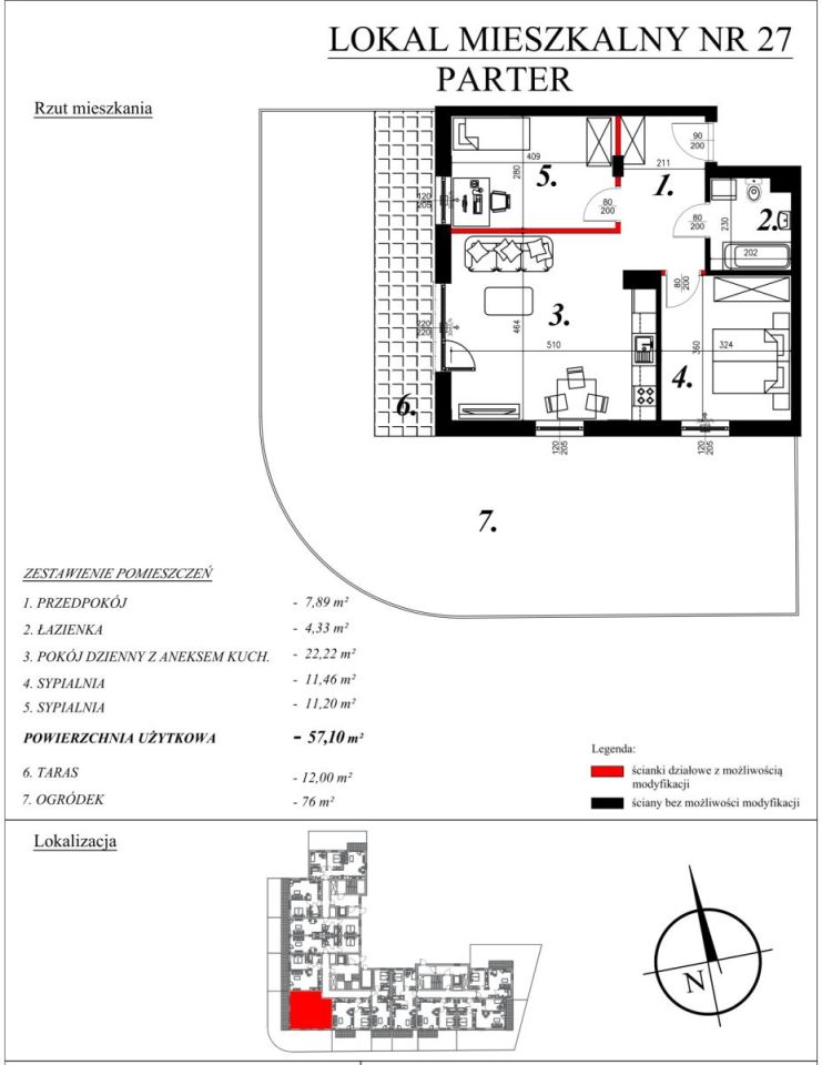Mieszkanie 3-pokojowe Sochaczew, ul. Kochanowskiego. Zdjęcie 16