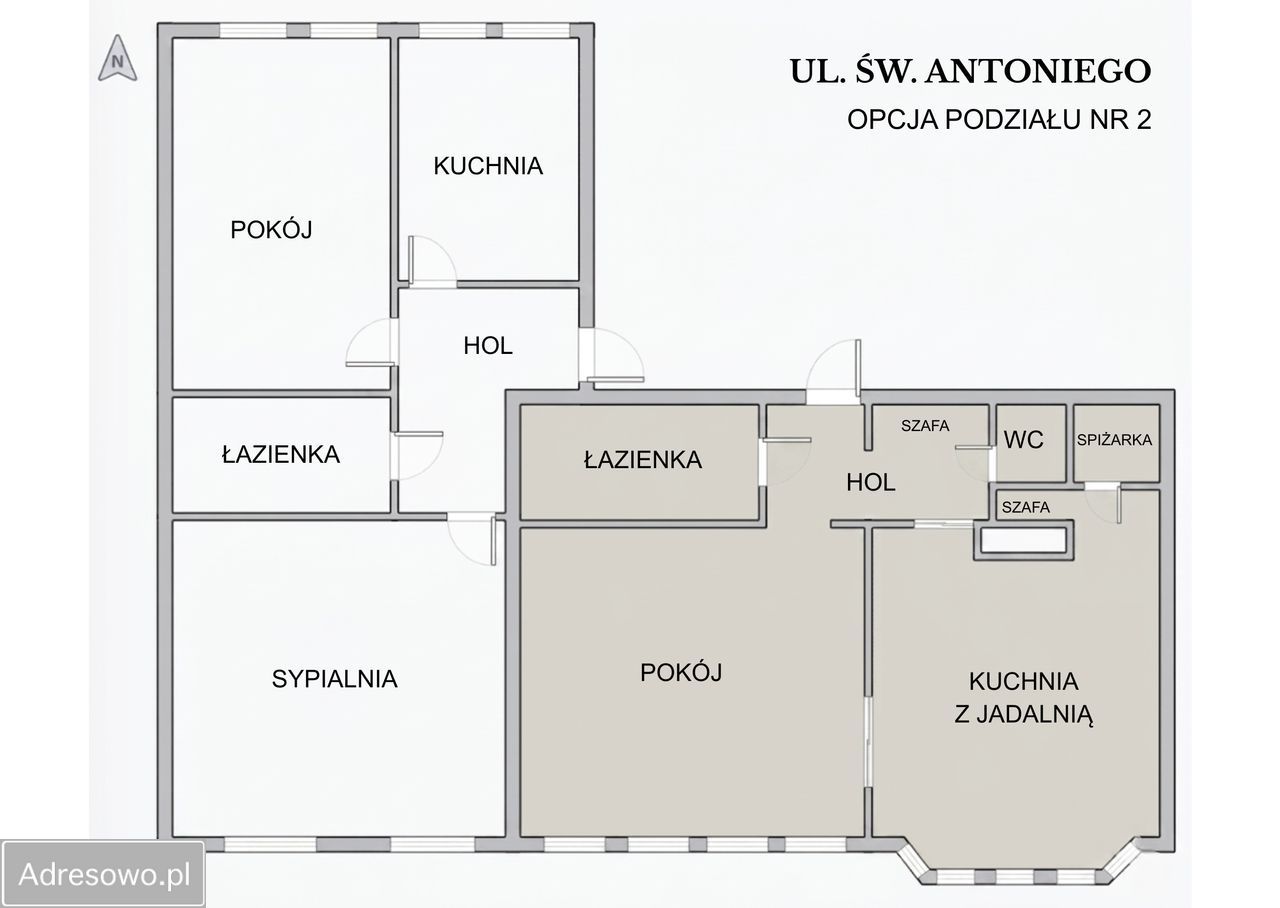 Mieszkanie 5-pokojowe Wrocław Śródmieście, ul. św. Antoniego. Zdjęcie 19