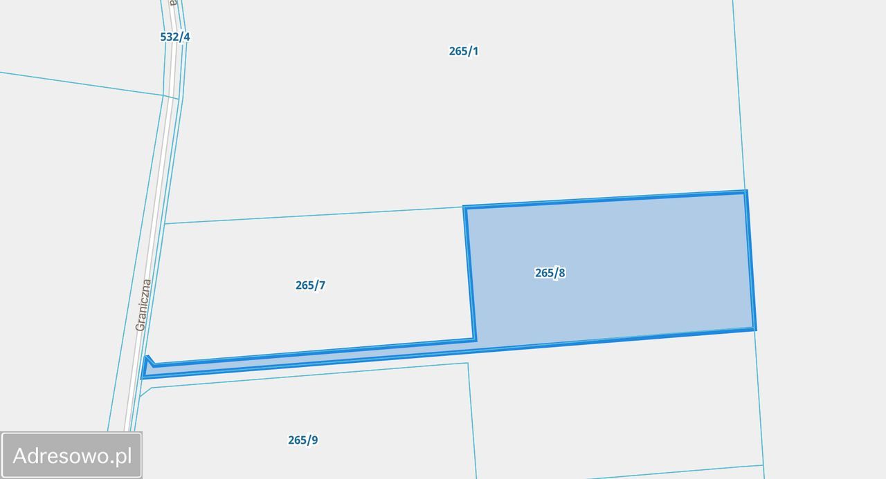 Działka rolna Gościcino, ul. Graniczna. Zdjęcie 2