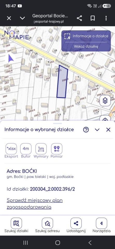 Działka budowlana Boćki. Zdjęcie 1