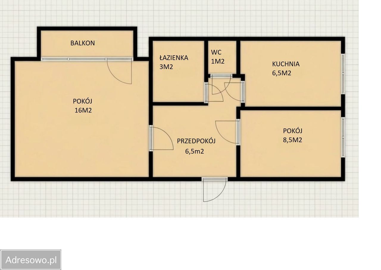 Mieszkanie 2-pokojowe Łódź Retkinia, ul. Retkińska. Zdjęcie 5