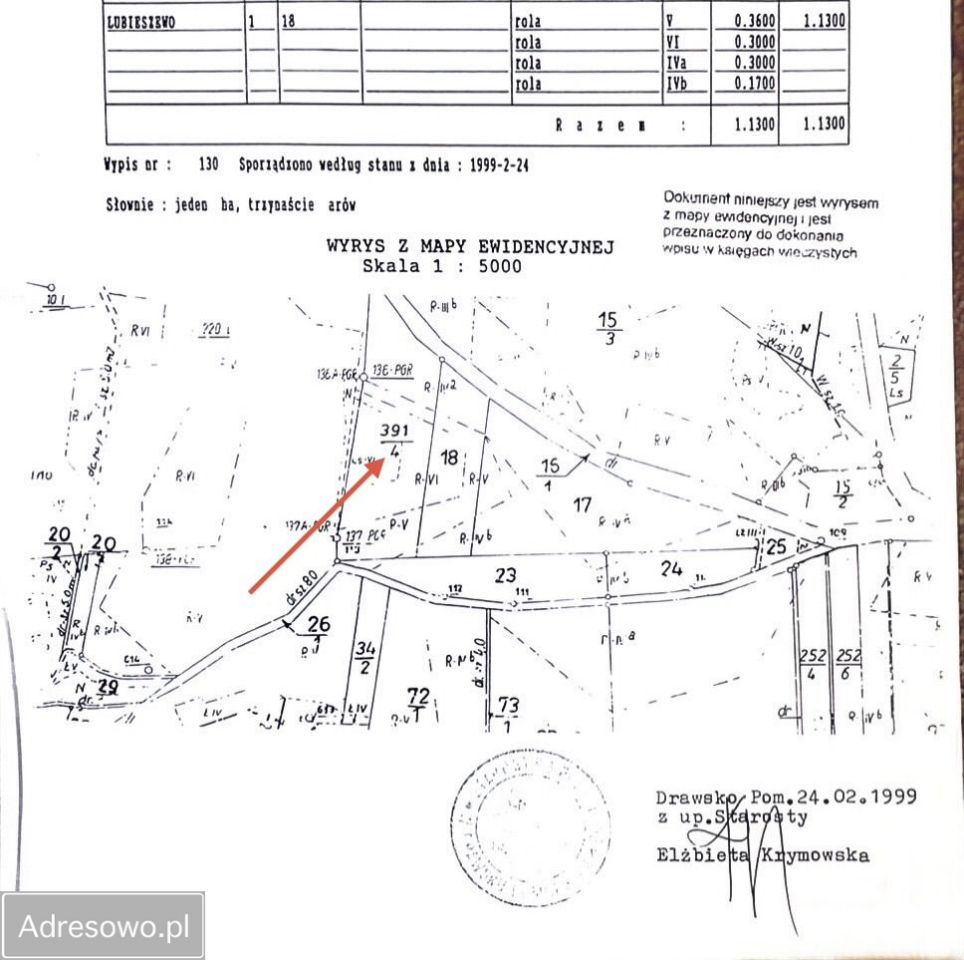 Działka budowlana Lubieszewo. Zdjęcie 5