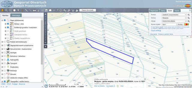 Działka leśna Ruda Wolińska. Zdjęcie 1