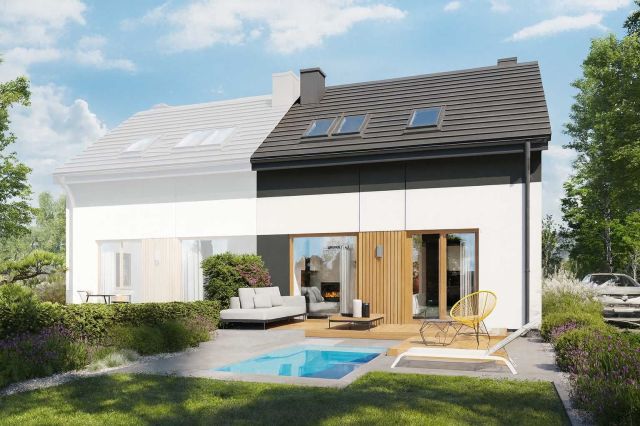 bliźniak Szczawin, ul. Turkusowa. Zdjęcie 1