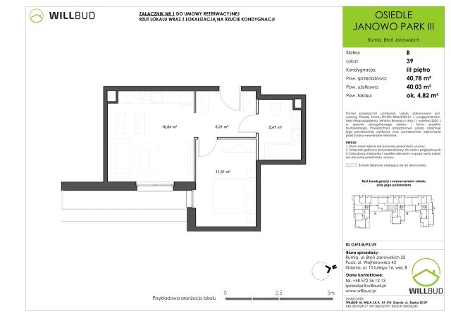Mieszkanie 2-pokojowe Rumia Janowo, ul. Błoń Janowskich. Zdjęcie 7