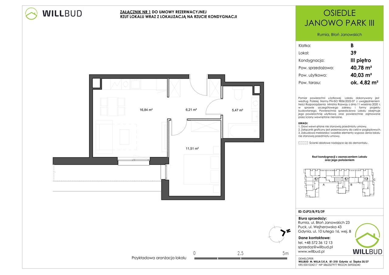 Mieszkanie 2-pokojowe Rumia Janowo, ul. Błoń Janowskich. Zdjęcie 7
