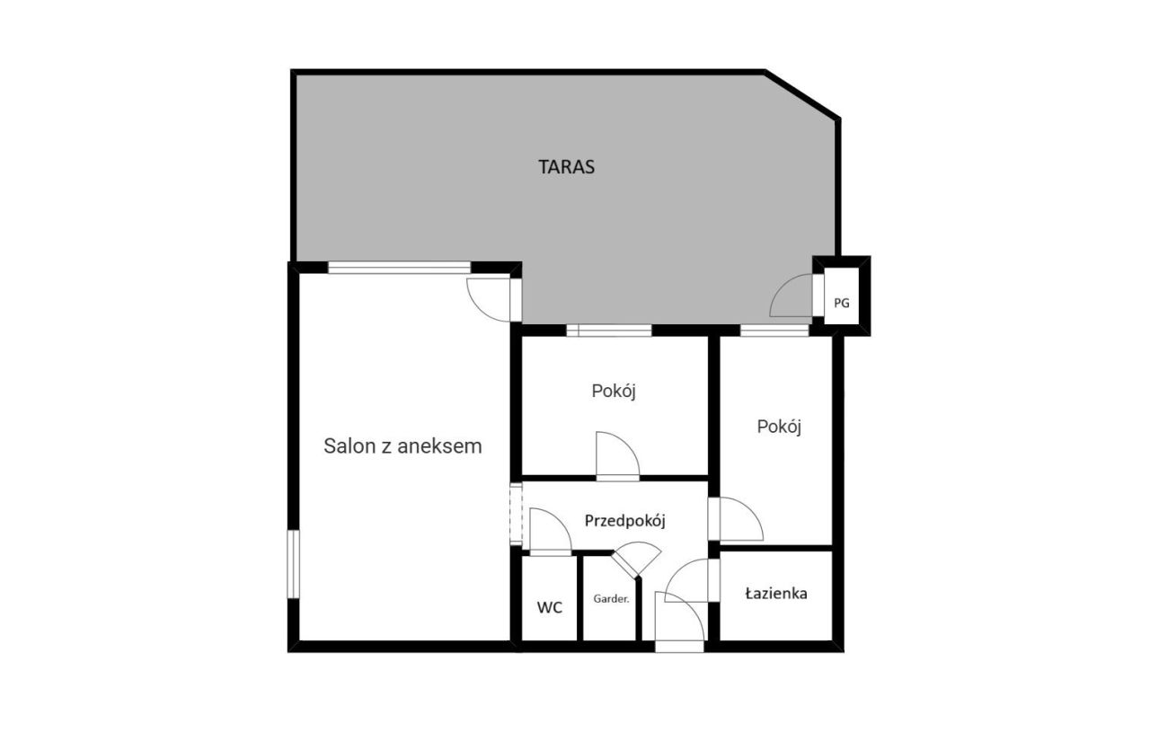 Mieszkanie 3-pokojowe Zielona Góra Centrum, ul. Jerzego Waszczyka. Zdjęcie 14