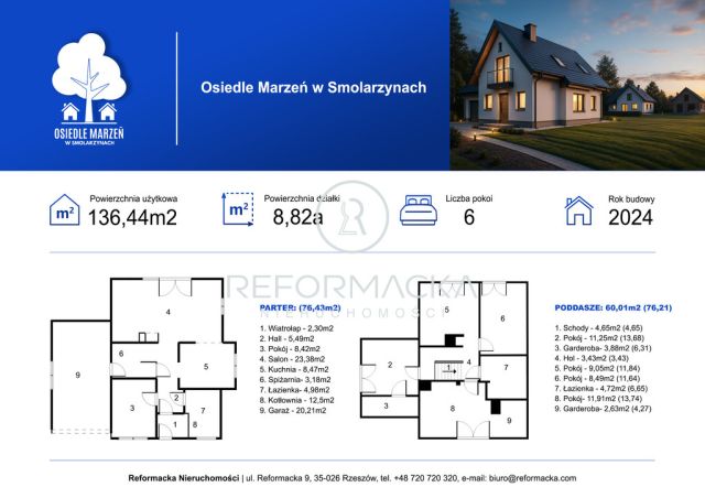 dom wolnostojący, 6 pokoi Smolarzyny. Zdjęcie 2
