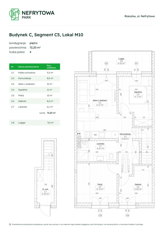 Mieszkanie 4-pokojowe Rzeszów Załęże, ul. Nefrytowa. Zdjęcie 21
