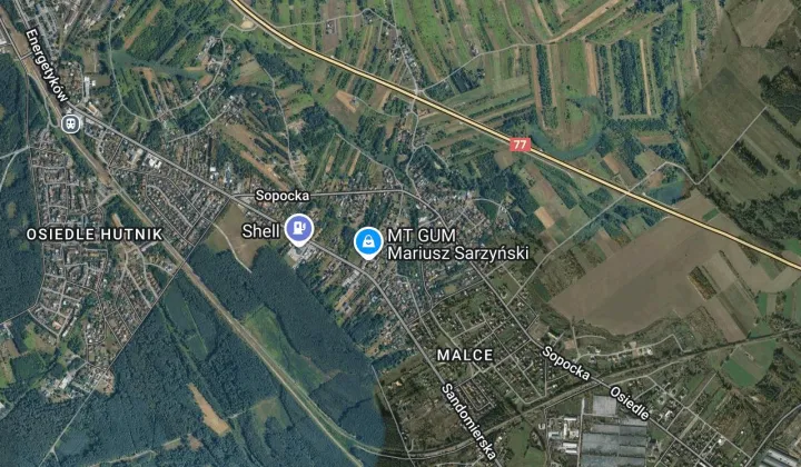 Działka budowlana Nisko Malce, ul. Sadowa