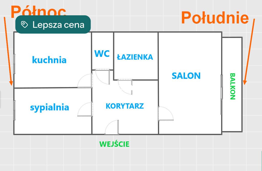 Mieszkanie 2-pokojowe Biała Podlaska, ul. Janowska. Zdjęcie 11