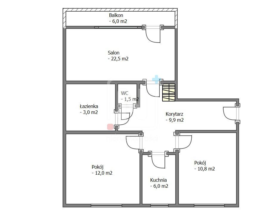 Mieszkanie 3-pokojowe Warszawa Ursynów, ul. Stanisława Kulczyńskiego. Zdjęcie 5