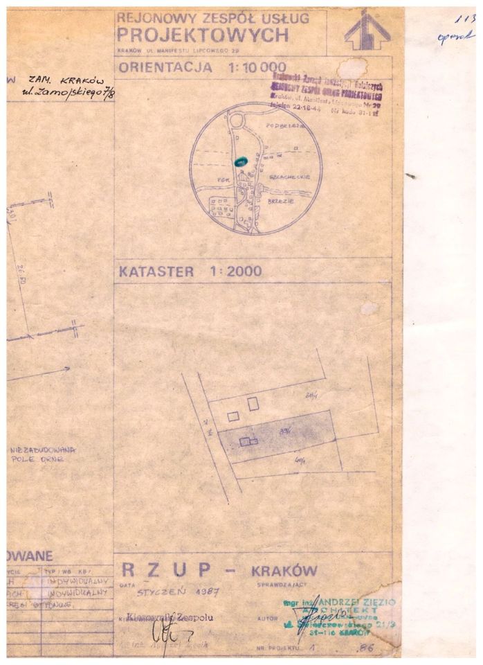 Działka inwestycyjna Brzezie, ul. Narodowa. Zdjęcie 3