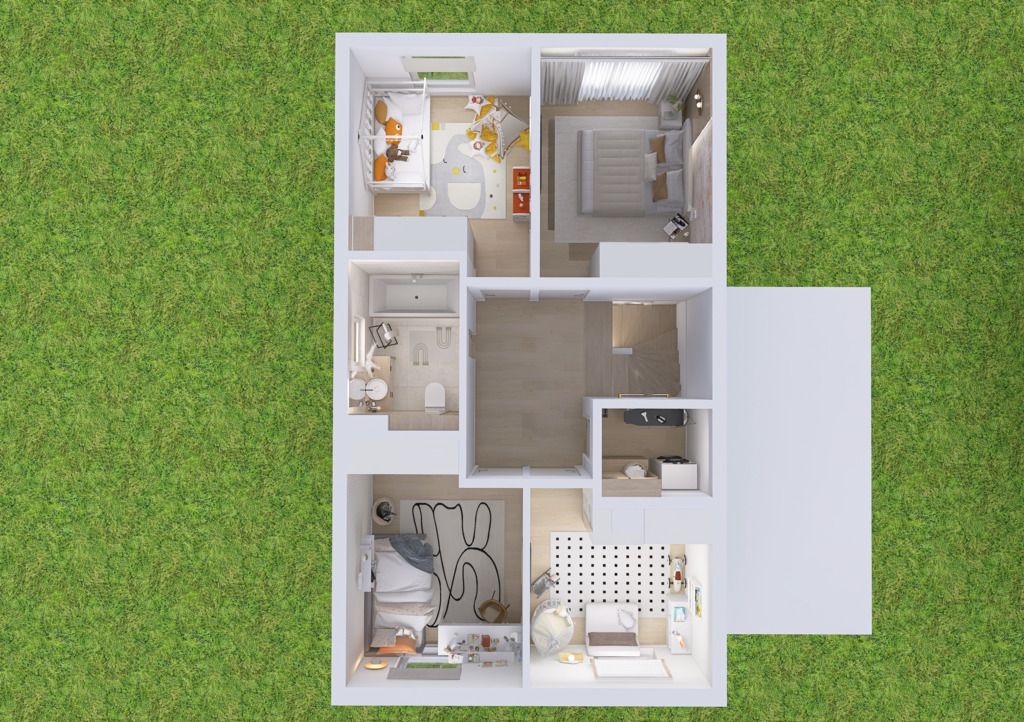 bliźniak, 6 pokoi Kalinówka. Zdjęcie 18