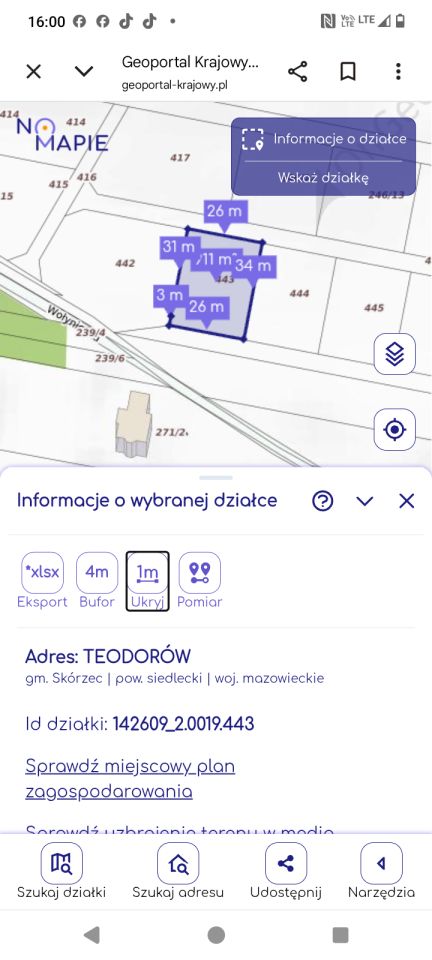 Działka budowlana Teodorów, Hiacyntowa. Zdjęcie 2
