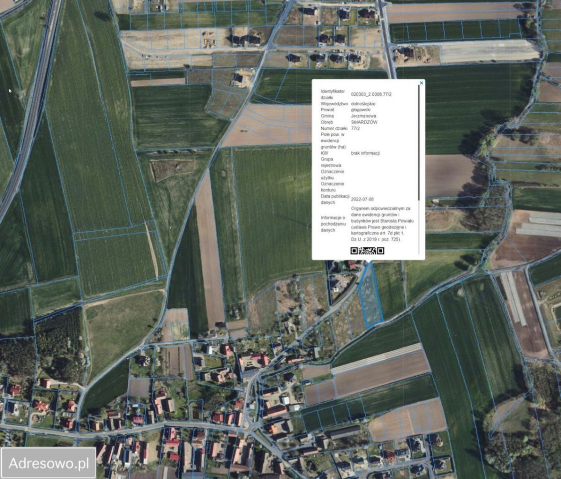 Działka budowlana Smardzów. Zdjęcie 7