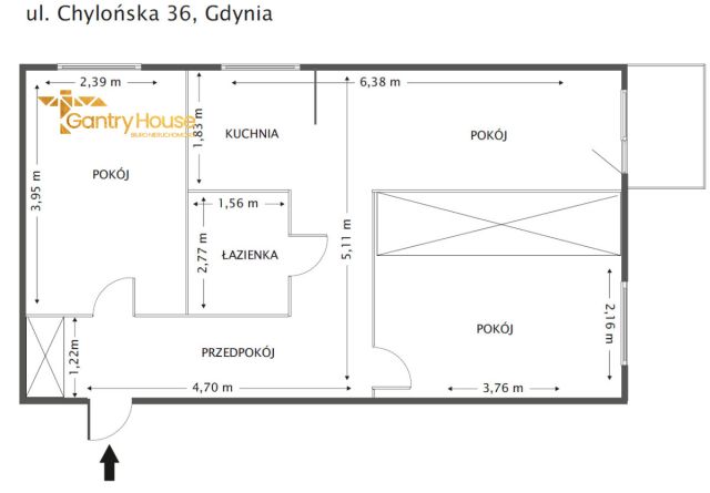 Mieszkanie 3-pokojowe Gdynia Chylonia, ul. Chylońska. Zdjęcie 13