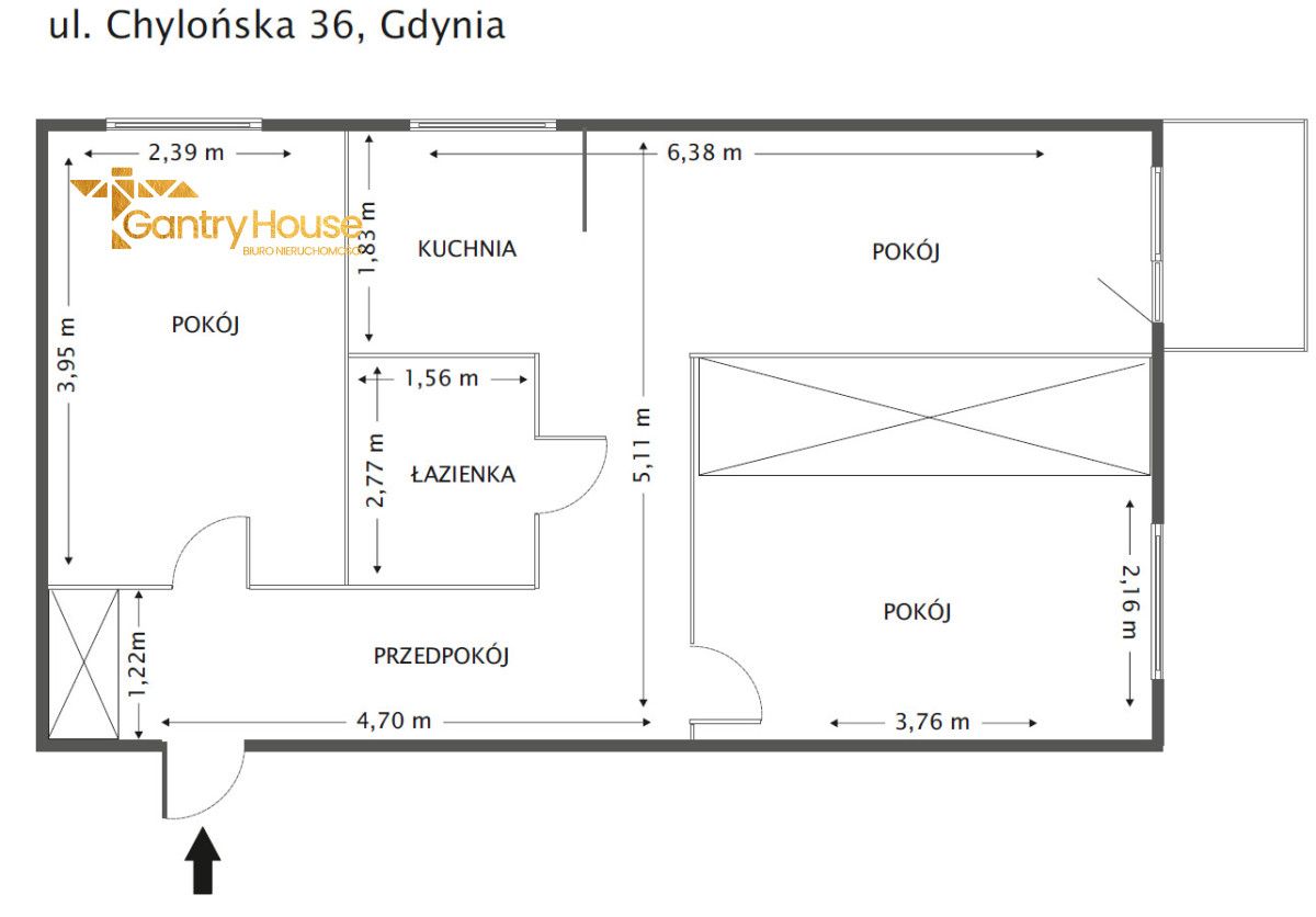 Mieszkanie 3-pokojowe Gdynia Chylonia, ul. Chylońska. Zdjęcie 13