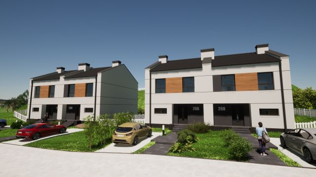 bliźniak, 4 pokoje Gryfino, ul. Aleksandra Fredry. Zdjęcie 1