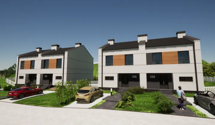 bliźniak, 4 pokoje Gryfino, ul. Aleksandra Fredry