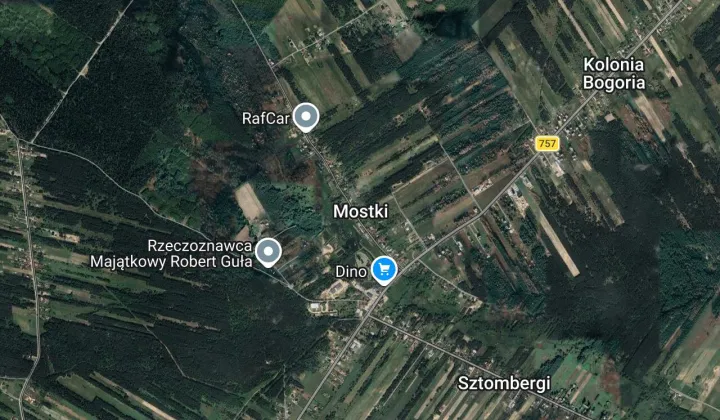 Działka budowlana Mostki