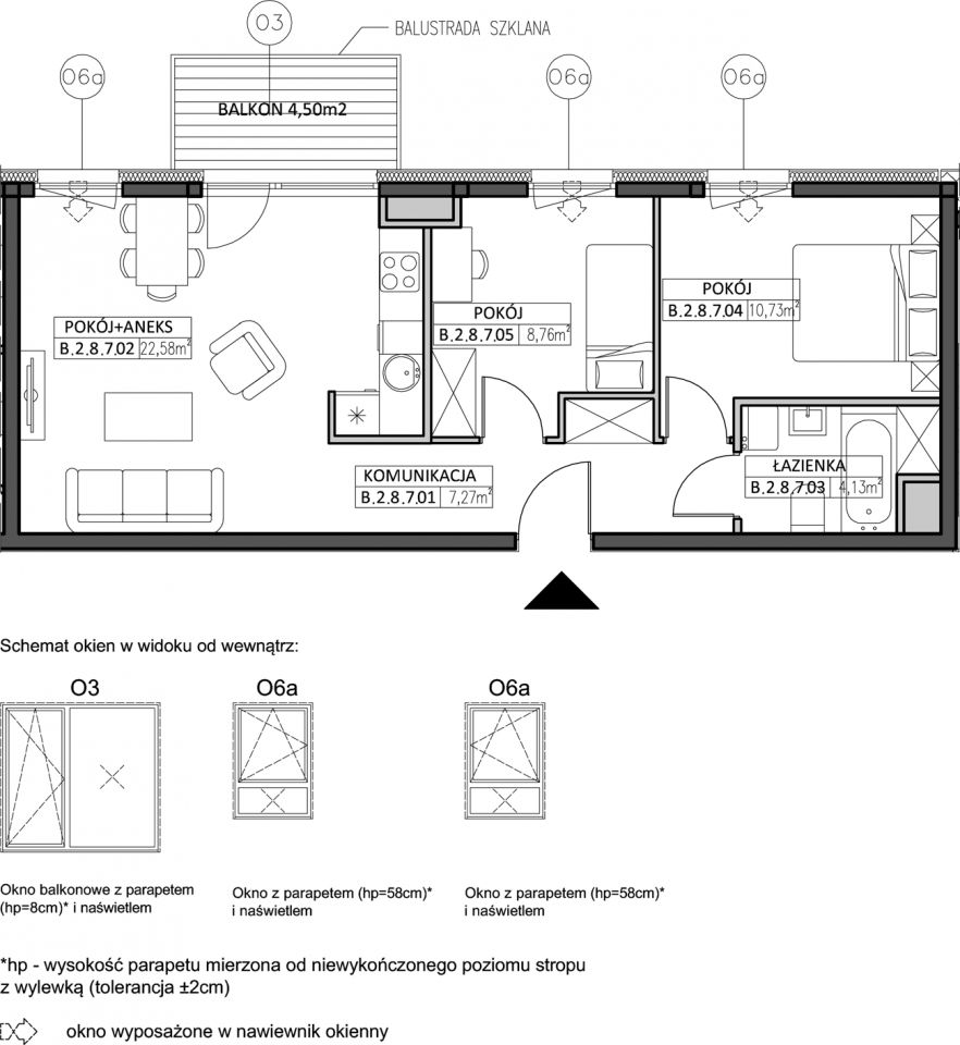 Mieszkanie 3-pokojowe Gdańsk Przymorze, ul. Szczecińska. Zdjęcie 6