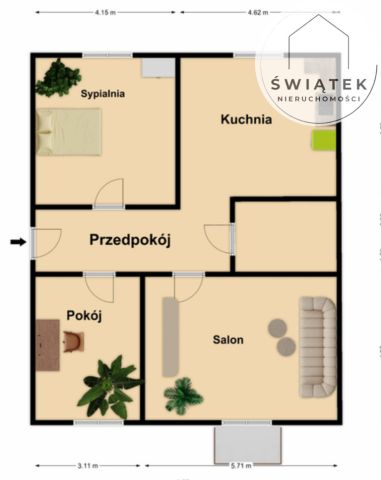 Mieszkanie 3-pokojowe Toruń, ul. Ignacego Łyskowskiego. Zdjęcie 12