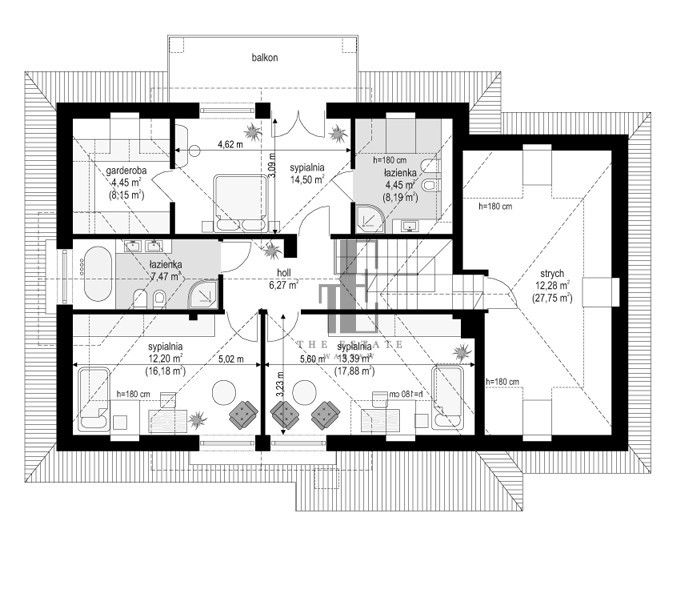 dom wolnostojący, 6 pokoi Kępa Kiełpińska. Zdjęcie 14