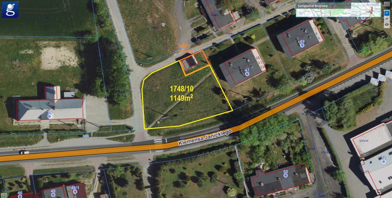 Działka inwestycyjna Żnin Góra, ul. Klemensa Janickiego. Zdjęcie 3