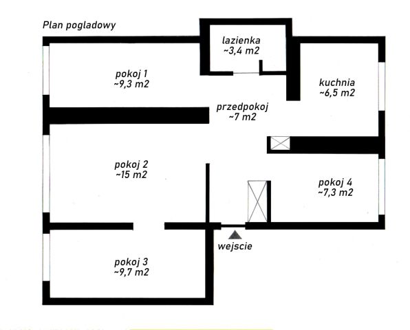 Mieszkanie 4-pokojowe Biała Podlaska, ul. Kolejowa. Zdjęcie 1