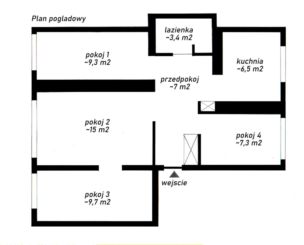 Mieszkanie 4-pokojowe Biała Podlaska, ul. Kolejowa