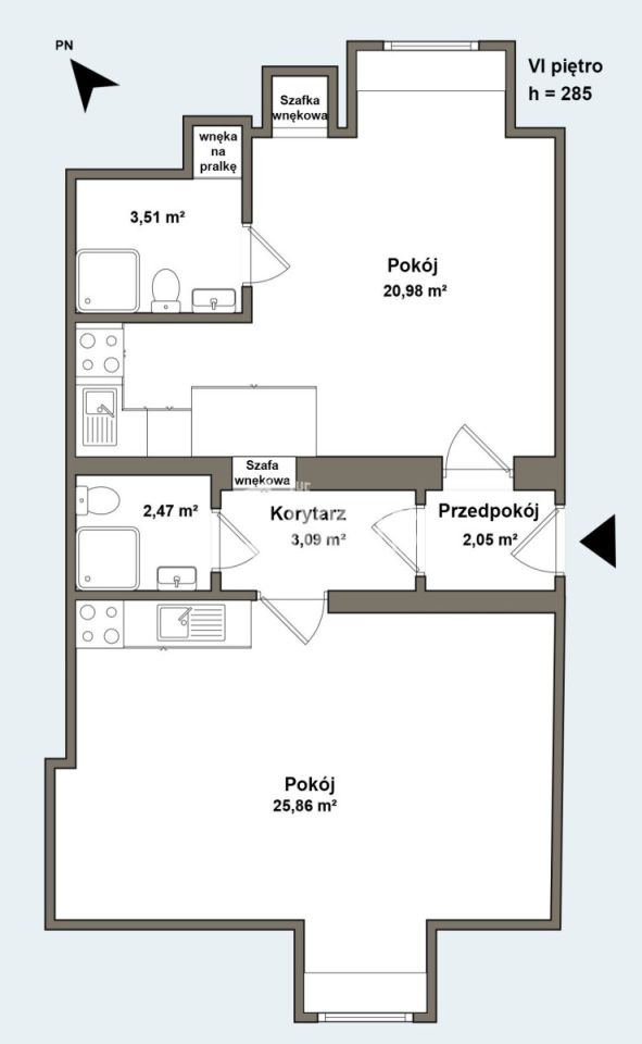 Mieszkanie 1-pokojowe Warszawa Praga-Południe, ul. Stanisława Augusta. Zdjęcie 16