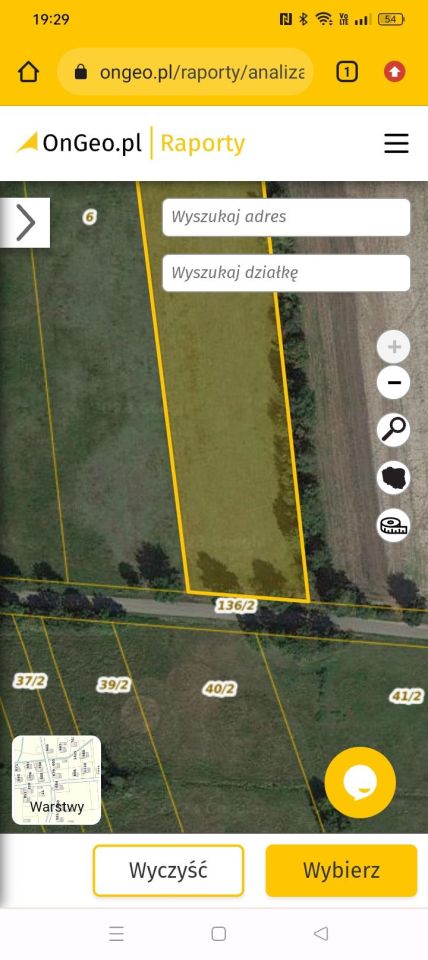 Działka rolna Leśniaki Chabielskie. Zdjęcie 5