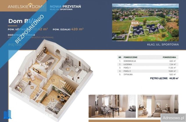 dom wolnostojący, 5 pokoi Kłaj. Zdjęcie 1