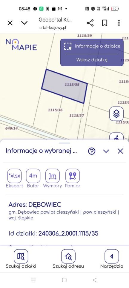 Działka budowlana Dębowiec. Zdjęcie 4