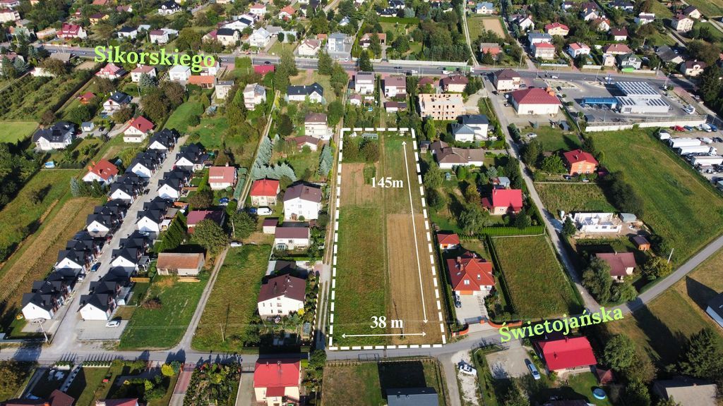 Działka inwestycyjna Rzeszów Biała, ul. Świętojańska. Zdjęcie 1