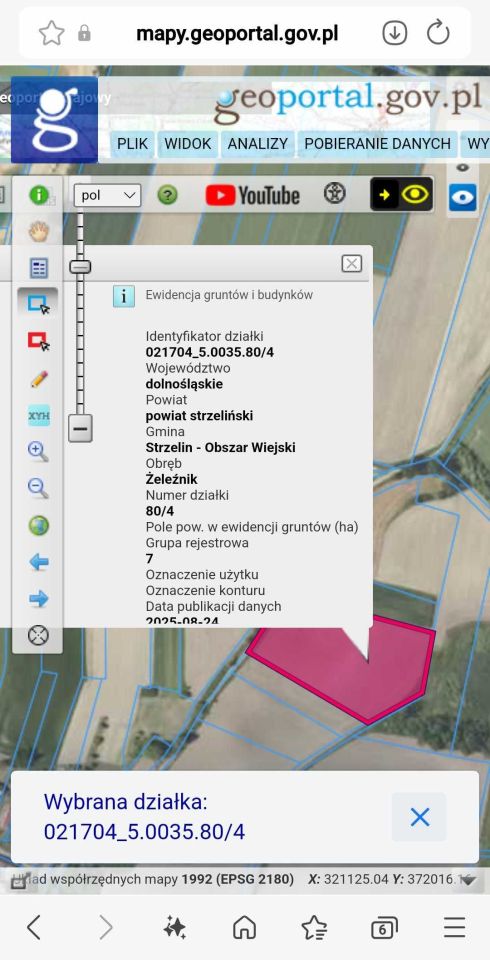Działka rolna Żeleźnik. Zdjęcie 3