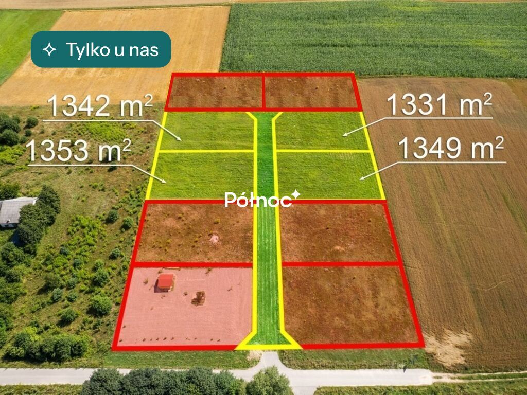 Działka budowlana Nowe Krzewo. Zdjęcie 1