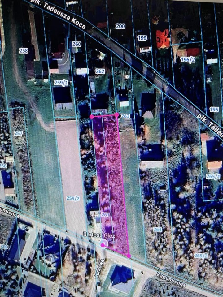 Działka budowlana Grabanów, ul. Zagumienna. Zdjęcie 2