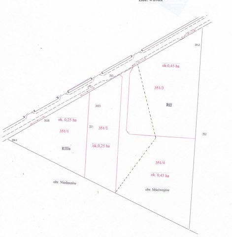 Działka inwestycyjna Mściwojów. Zdjęcie 1