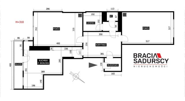 Mieszkanie 2-pokojowe Kraków Krowodrza, ul. Fryderyka Chopina. Zdjęcie 24