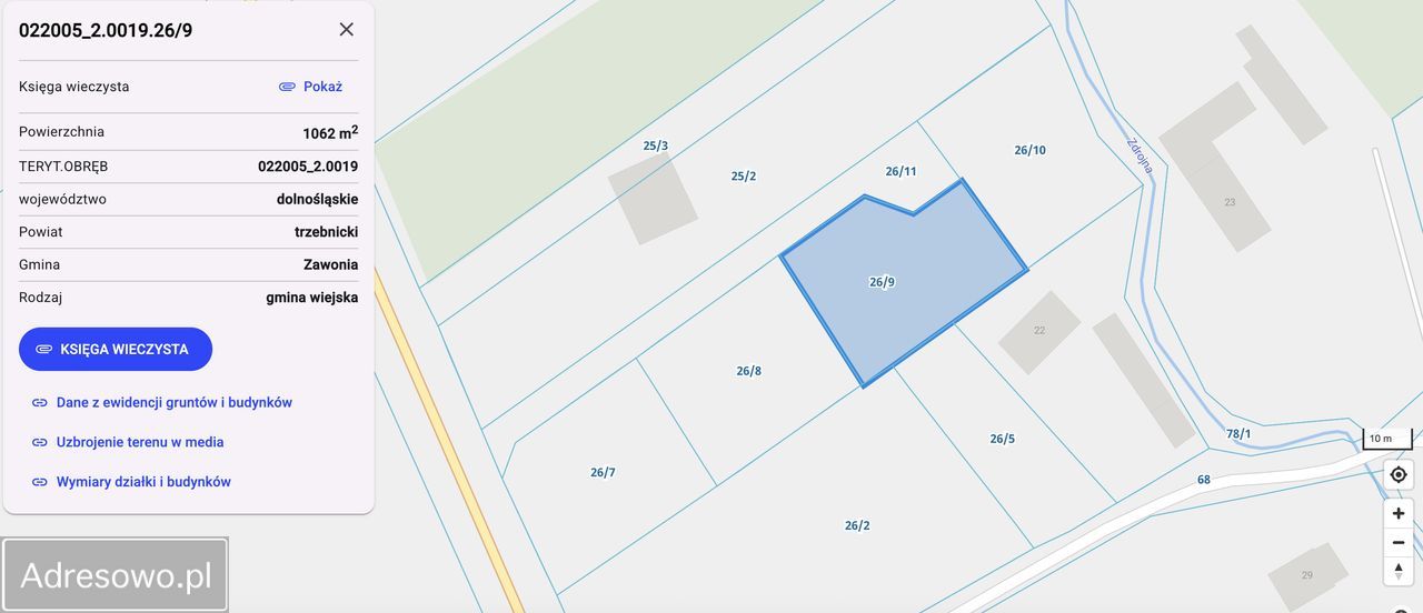 Działka budowlana Sucha Wielka. Zdjęcie 3