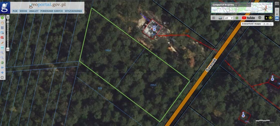 Działka leśna Osiedle Wilga, ul. Sarenek. Zdjęcie 2