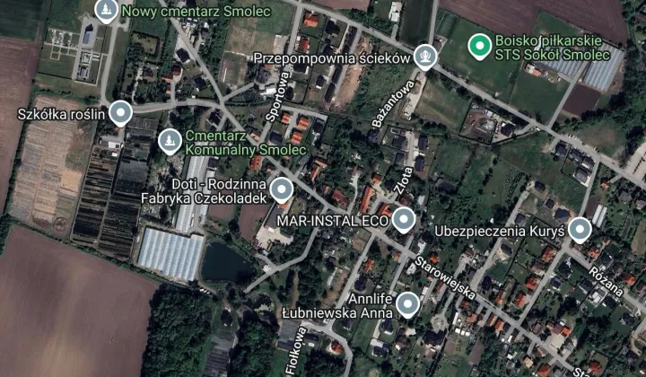 Działka budowlana Smolec, ul. Starowiejska