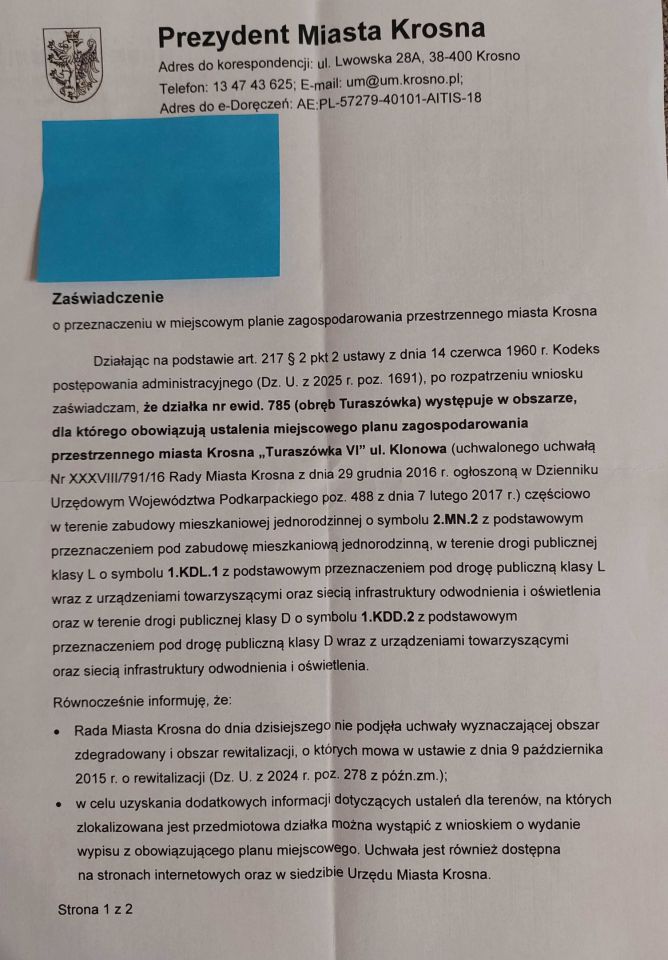 Działka budowlana Krosno Turaszówka, ul. Jaworowa. Zdjęcie 8