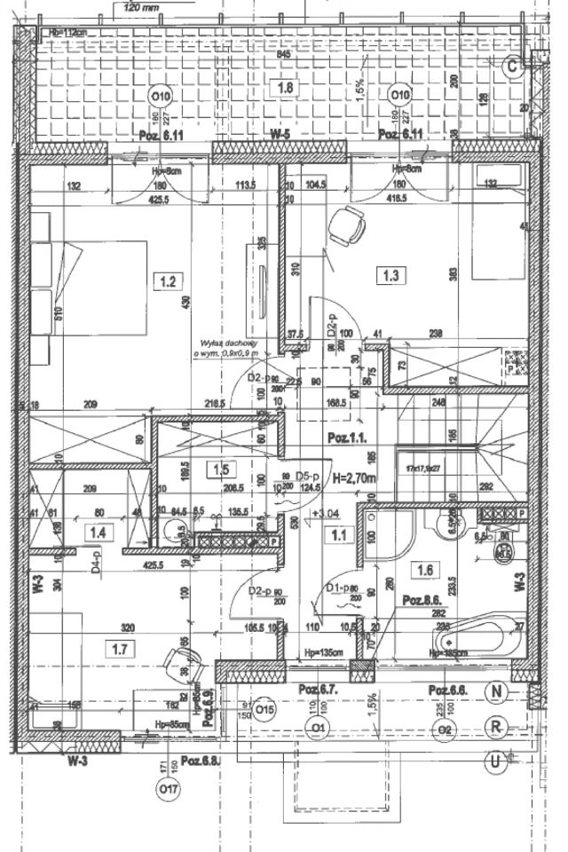 dom szeregowy, 5 pokoi Bydgoszcz Fordon, ul. Orła Białego. Zdjęcie 17