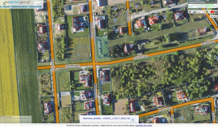 Działka budowlana Płońsk, ul. Malownicza